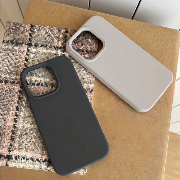 iPhone Phone Cases Set of 3 Minimalist Brown Ivory Black Shockproof TPU - Picture 6 of 7